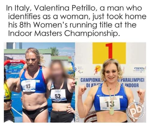 8th womens title to a man
