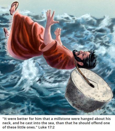 Biblical penalty for harming a child