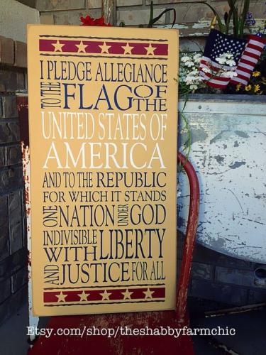 pledge to flag 7