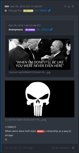 When We're Done He'll Claim Kenyan Citizenship As A Way To Escape