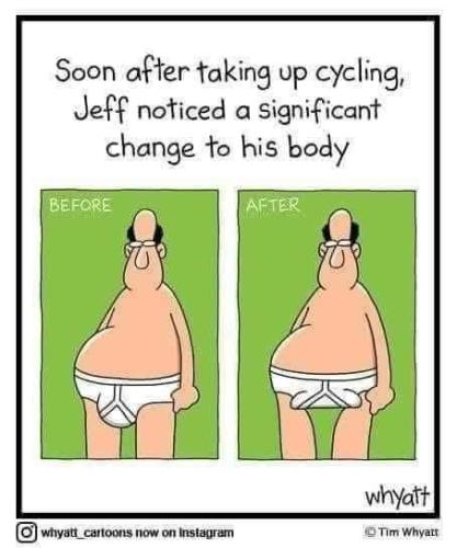 change in his body