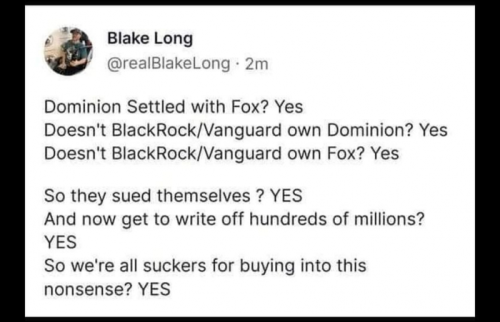 Dominion settled with itself