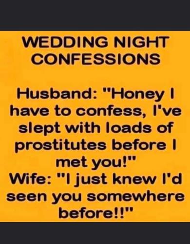 wedding night confessions