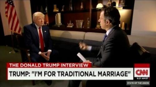 Trump flip flops on traditional marriage 960px