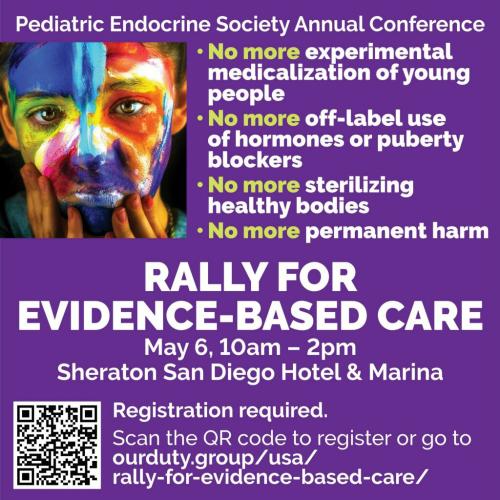 San Diego, California - May 6, 2023 - Rally for Evidenced Based Care