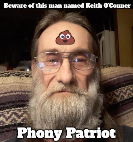 shit for brains Keith O'Conner