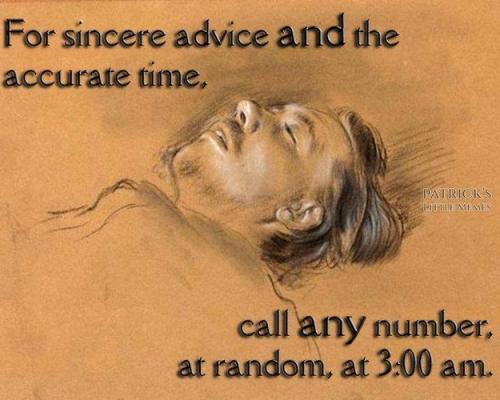 for sincere advice