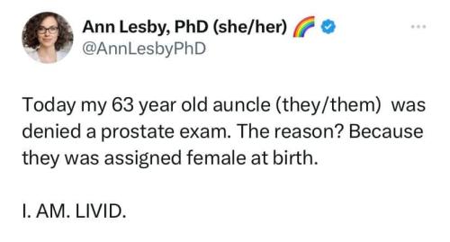 denied a prostate exam