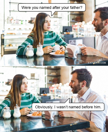 named after your father