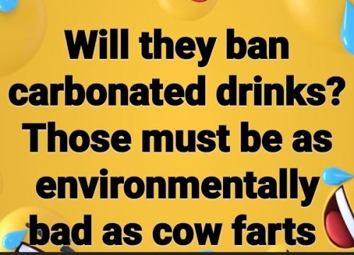 Soft drinks & cow farts