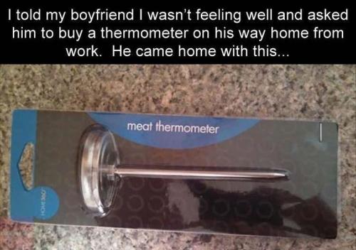 buy a thermometer