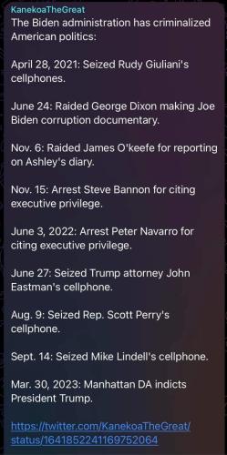 criminalized American politics