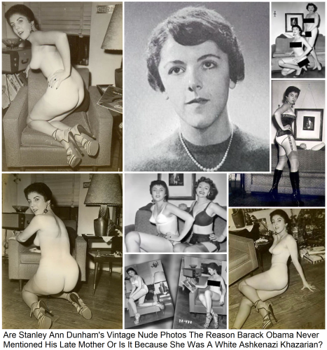 Ann Dunham Nude Collage