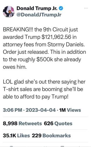 new Trump win
