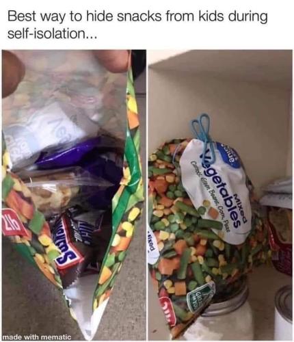 hide the candy