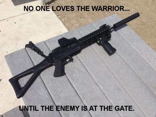 no one loves the warrior01