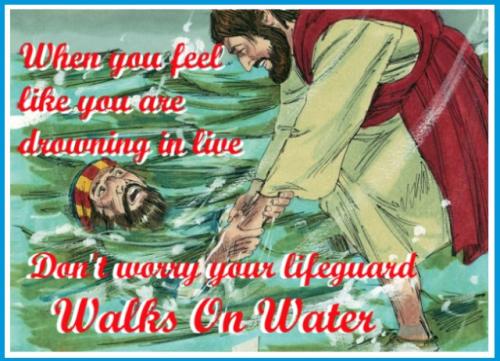 WALKS ON WATER