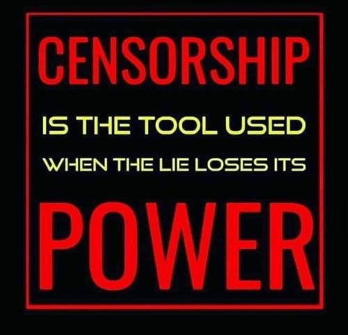censorship is the tool