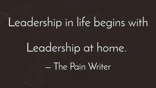 1-Leadership Begins at Home