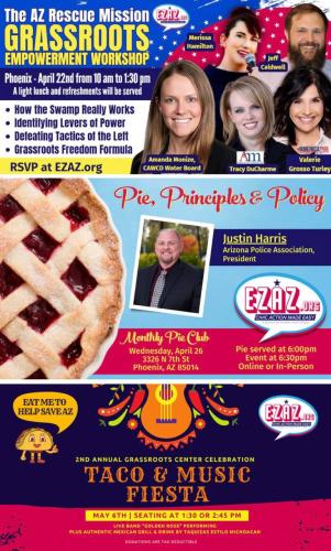 Phoeniz, Arizona - 3 events 3 dates in April