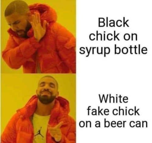 black-chick-syrup-bottle-white-fake-chick-beer-can