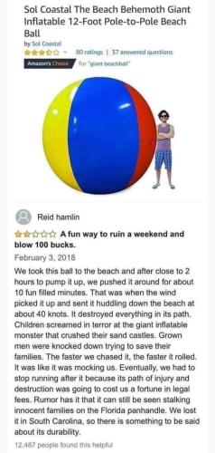 large beach ball