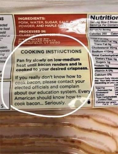 If you don't know how to cook bacon