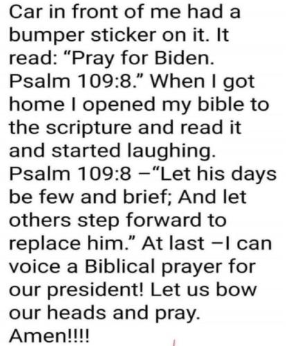 Pray for Biden