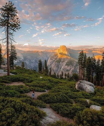! Side view of Half Dome, Yosemite National Park