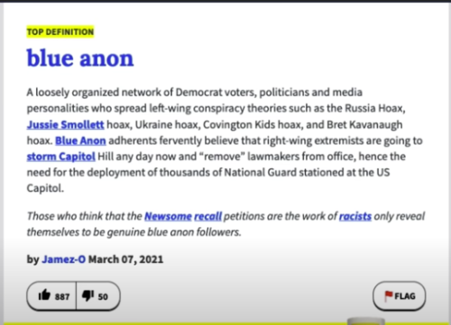 foilhat blueanon qanon qnut censored from urban dictionary smollet russia covington kavanaugh hoax storm capitol kabuki 3.15.36 PM