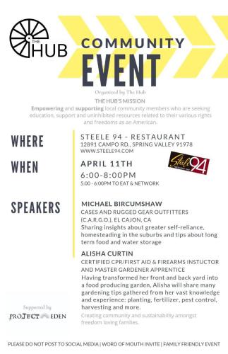 Spring Valley, California - April 11, 2023 - Community Event