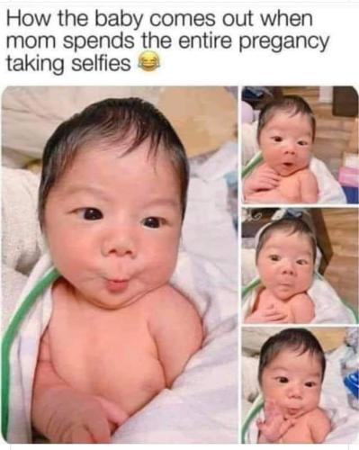 selfie baby