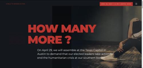 Austin, Texas - April 29, 2023 - How Many More Rally at State Capital