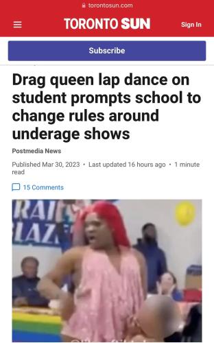 drag queen lap dance