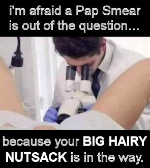 big hairy nutsack