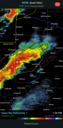 KDVN - Super-Res Reflectivity 1, 1_34 PM
