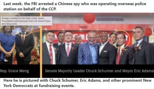 Chucky Schumer busted with CCP spy