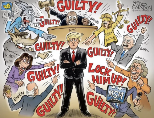 Trump guilty by swamp