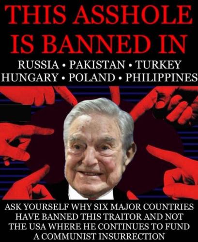 Soros banned