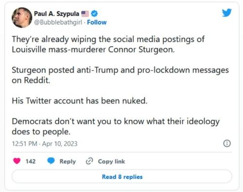 They're already wiping social media posting of Louisville mass murderer