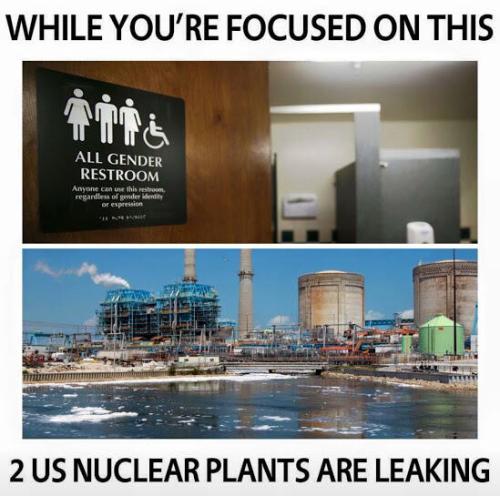 Nuclear plants leaking