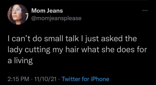 I cant do small talk