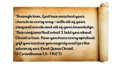 04-10-23 1 Corinthians 1_5-7