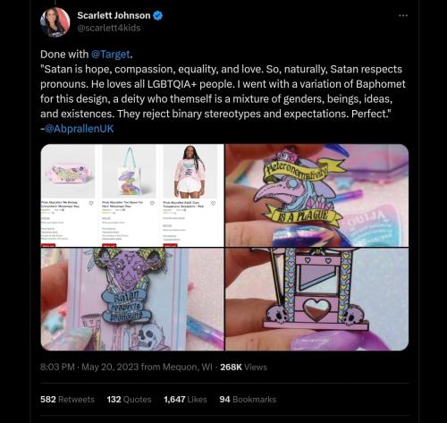 This is what target is selling to children to accept Satan