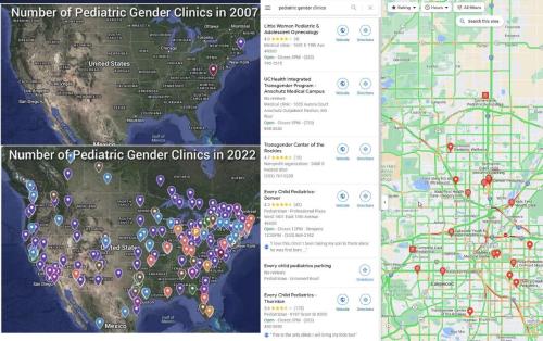 2007 vs 2022 pediatric clinics map