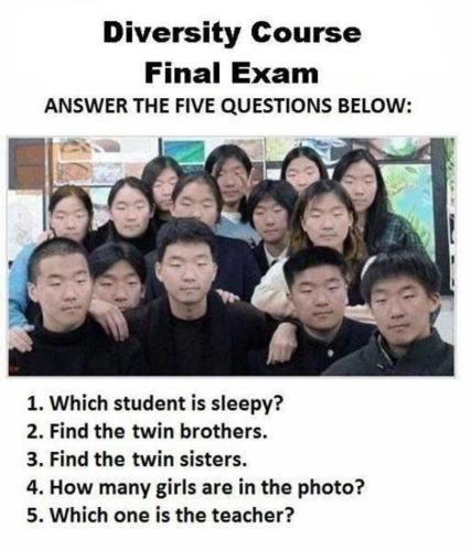 Diversity course final exam