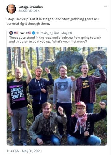 Letsgo Brandon bitches be like tweet