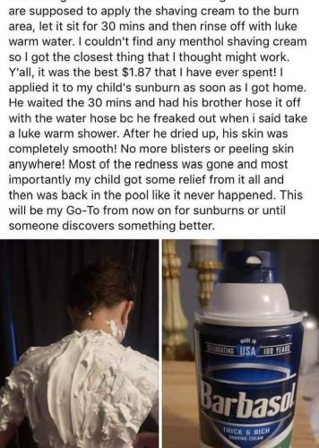 burn relief