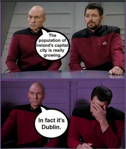 it fact its Dublin