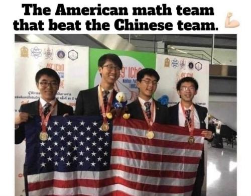 The American math team that beat the Chinese team
